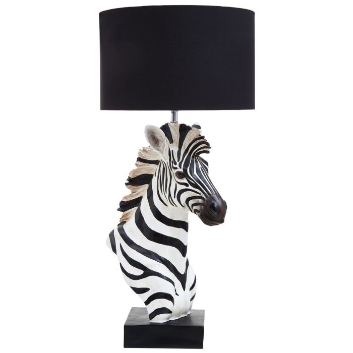 Boho Zebra Table Lamp