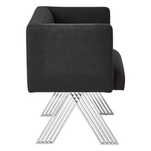 Piermount Black Dining Chair