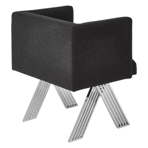 Piermount Black Dining Chair