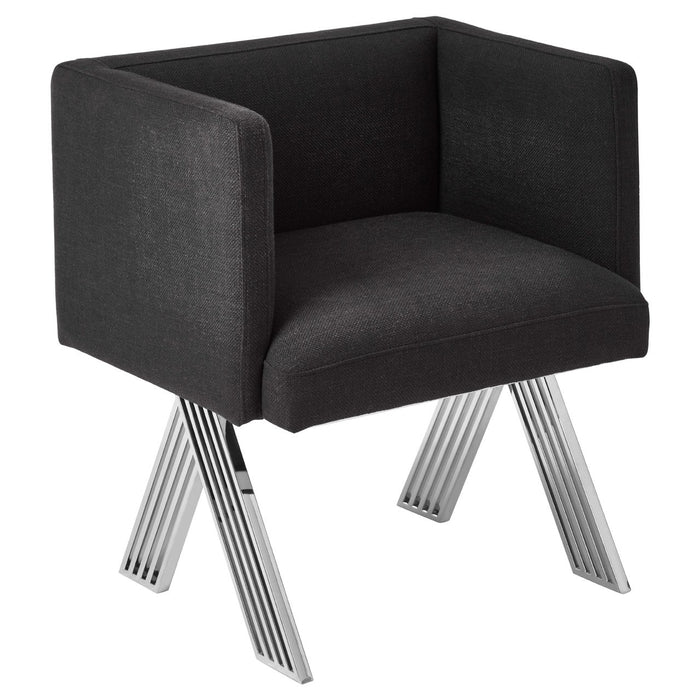 Piermount Black Dining Chair