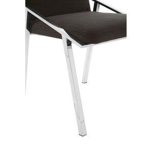 Piermount Black Dining Chair