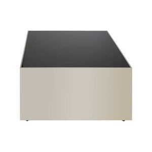 Carlox Square Chrome Finish Coffee Table