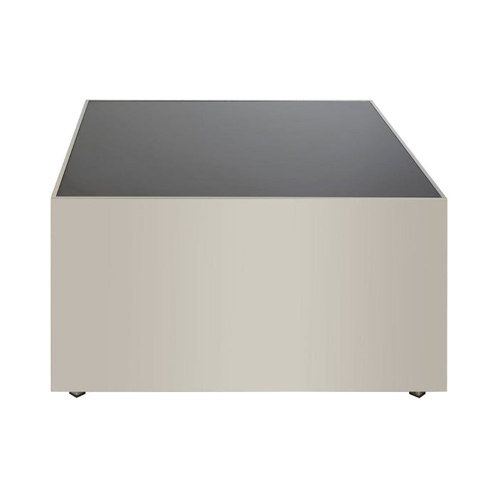 Carlox Square Chrome Finish Coffee Table