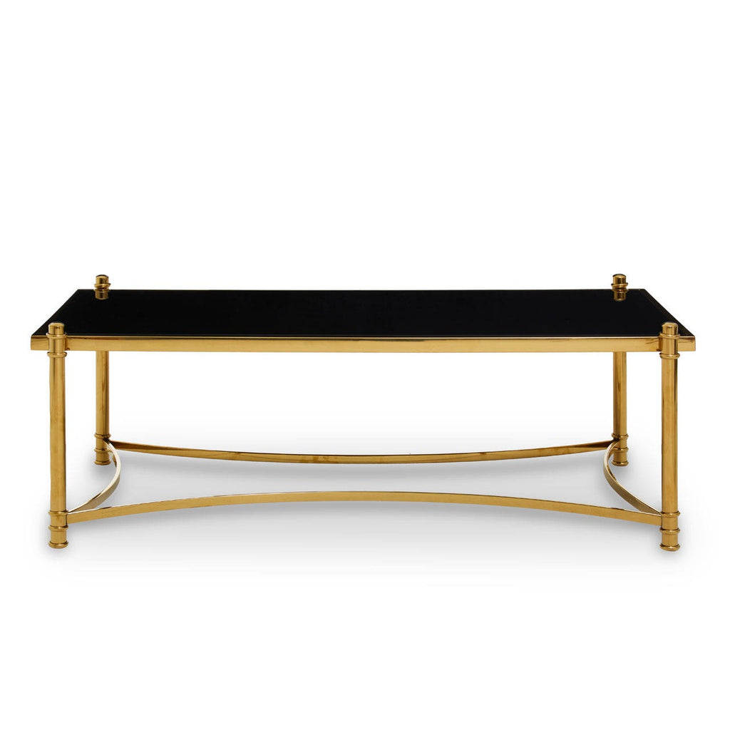 Ackley Black And Gold Coffee Table