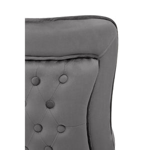 Belle Button Back Black, Pink, Grey Dining Chair