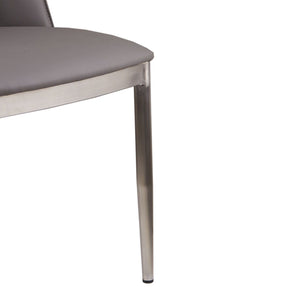 Gilden Grey Leather Effect Dining Chair