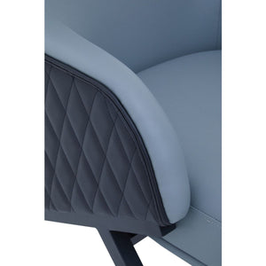 Kiev Black, Grey Arm Chair