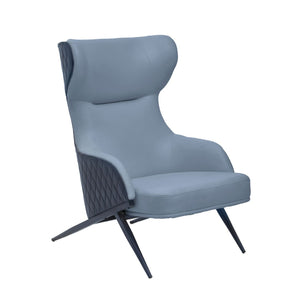 Kiev Black, Grey Arm Chair