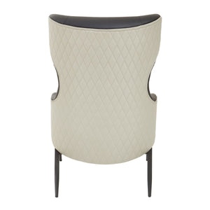 Kiev Black, Grey Arm Chair