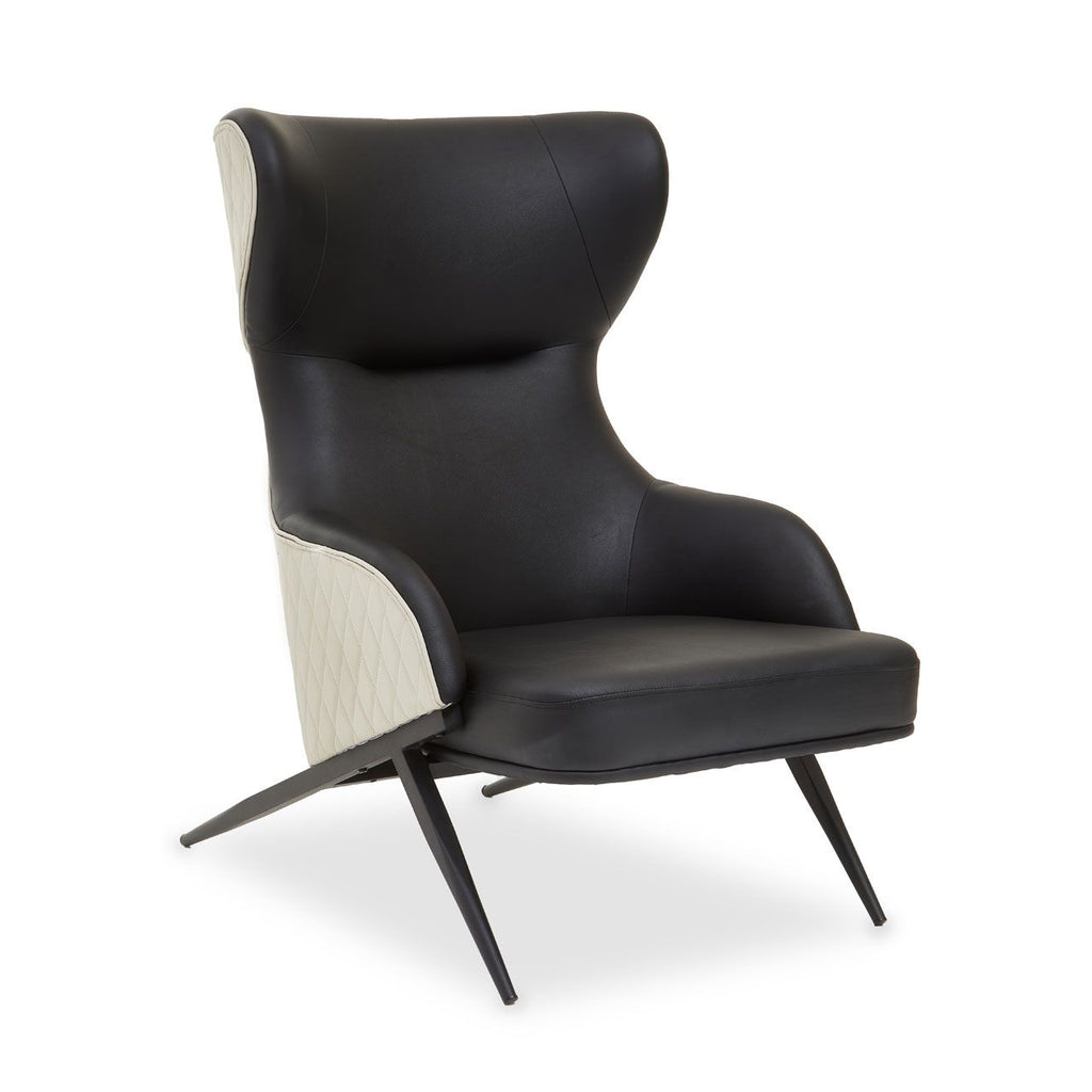 Kiev Black, Grey Arm Chair