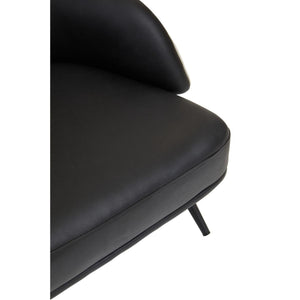 Kiev Black, Grey Arm Chair