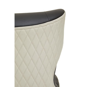 Kiev Black, Grey Arm Chair