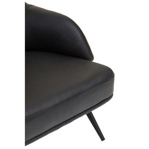 Kiev Black, Grey Arm Chair