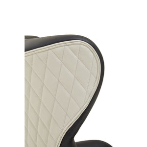 Kiev Black, Grey Arm Chair