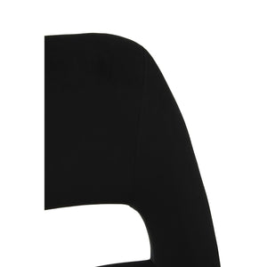 Warren Grey, Black Velvet Dining Chair