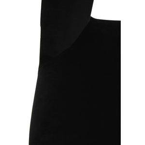 Warren Grey, Black Velvet Dining Chair