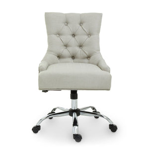 Anita Grey, Natural Fabric Home Office Chair