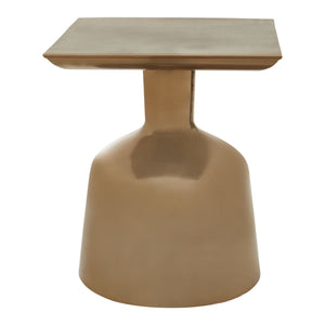 Pazo Gold Finish Side Table