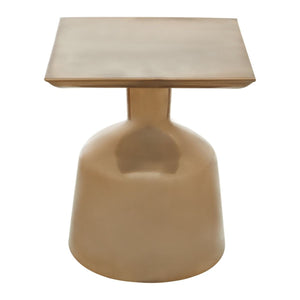 Pazo Gold Finish Side Table