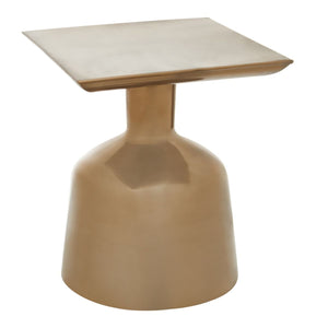 Pazo Gold Finish Side Table