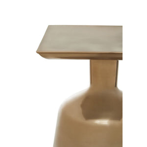 Pazo Gold Finish Side Table