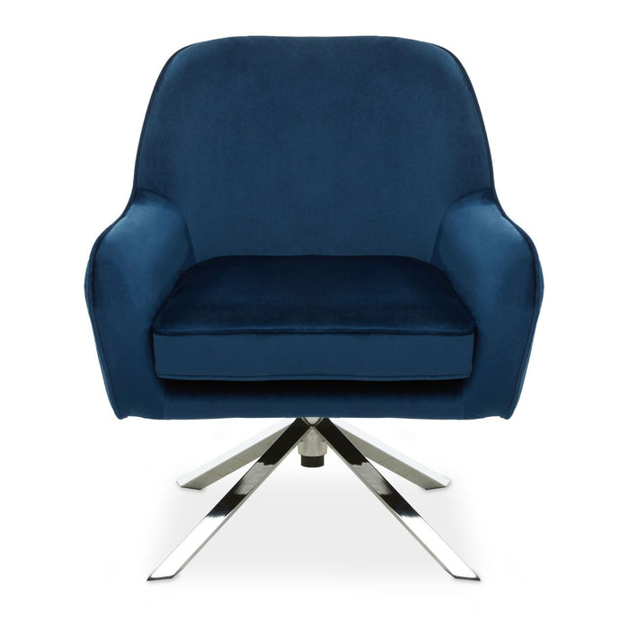 Avery Midnight Velvet Chair