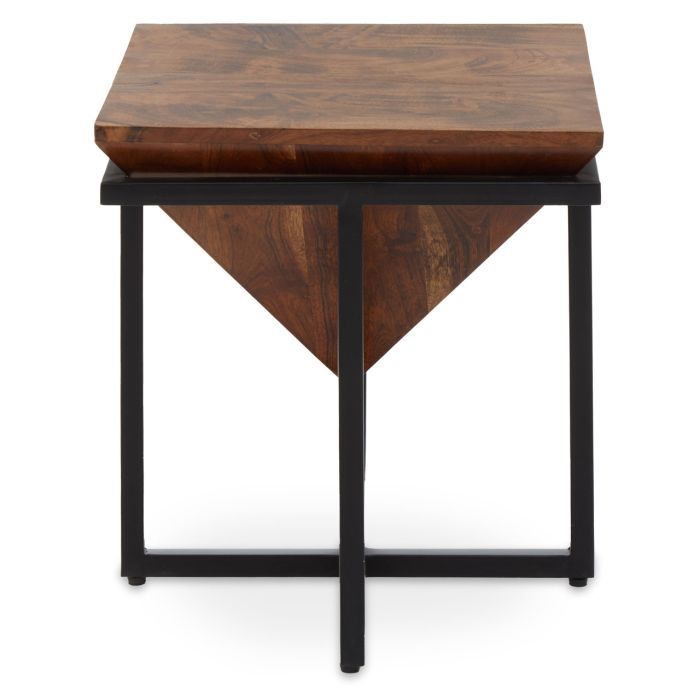 Shimla Acacia Pyramid Side Table