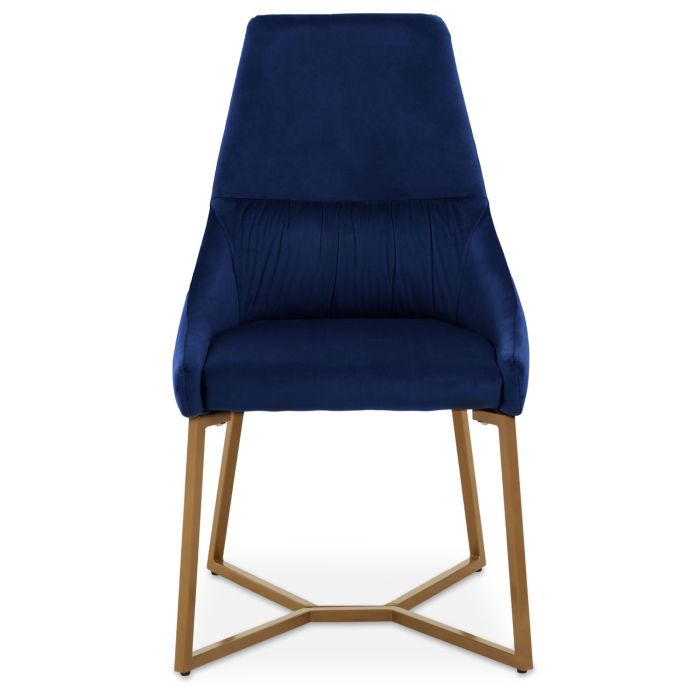 Vieste Midnight Velvet Dinner Chair