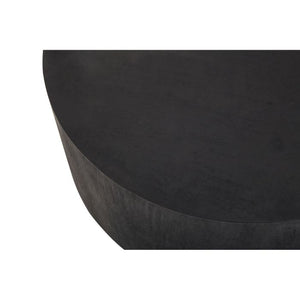 Naro Black And Gold Concrete Look Side Table