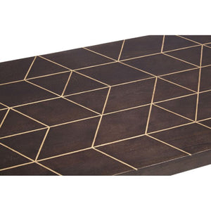 Naro Mango Wood And Gold Finishing Coffee Table