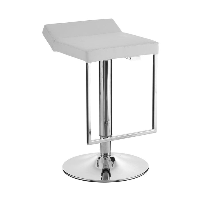 Lago White Gas Lift Stool