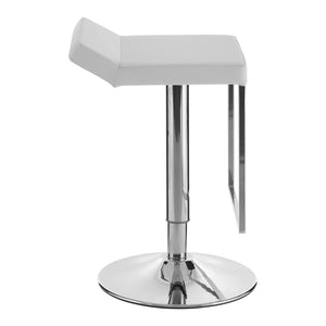 Lago White Gas Lift Stool