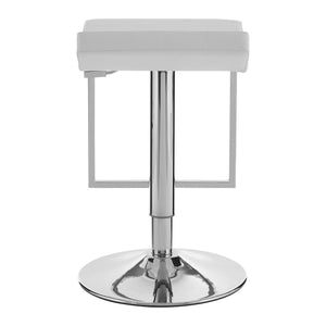 Lago White Gas Lift Stool