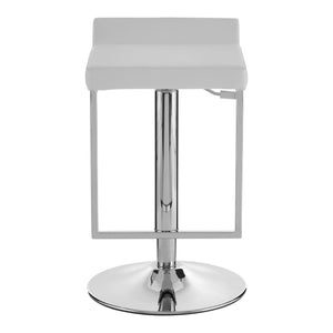 Lago White Gas Lift Stool