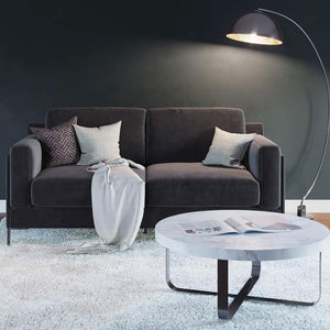 Aubyn 2-Seater Sofa - Dark Grey