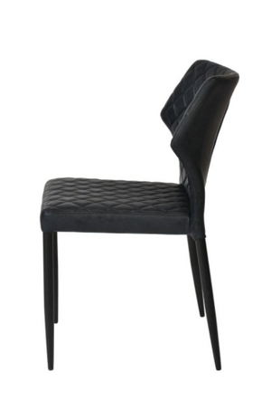 x4 EKO Dining Chair Black PU