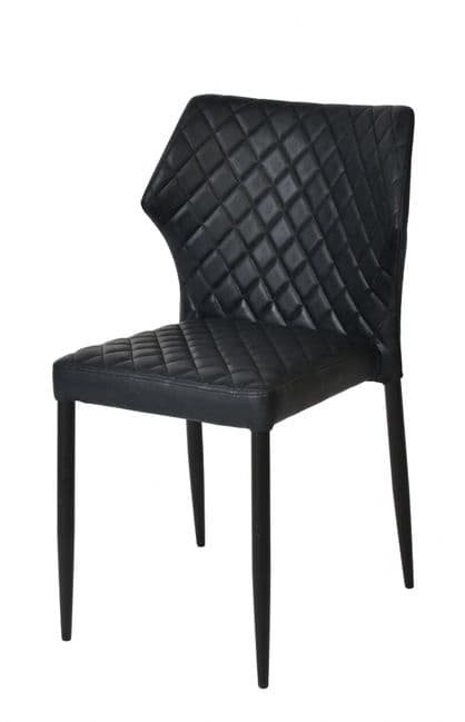 x4 EKO Dining Chair Black PU